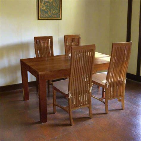 Indian Teak Wood Dining Table Set TDT-2301 | Buy Online in India ...