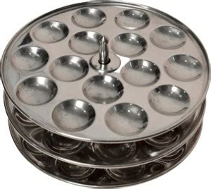Super HK Stainless Steel Mini Idli Maker Stand with 3 Plates and 45 ...