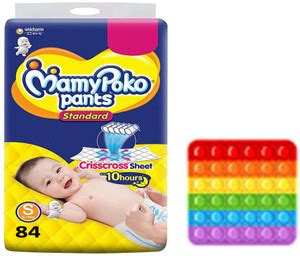 MamyPoko Standard Diaper Small With Popit (84) - | Buy Baby Care Combo ...