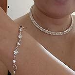 Buy Shining Diva Fashion Latest Stylish Crystal Platinum Silver Plated ...