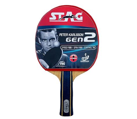 Stag Iconic Peter Karlsson Gen II Table Tennis Racquet | 172 Grams ...