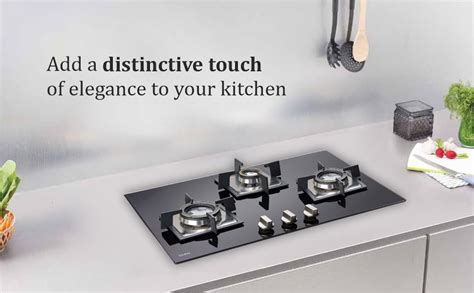 Glen 3 Burner Auto Ignition Built-In Hob | 8mm Toughened Glass | Forged ...