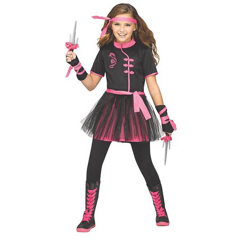 Girl's Ninja Costume - CostumePub.com