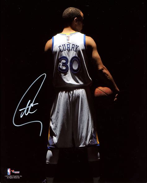 Sighned Poster Stephen Curry