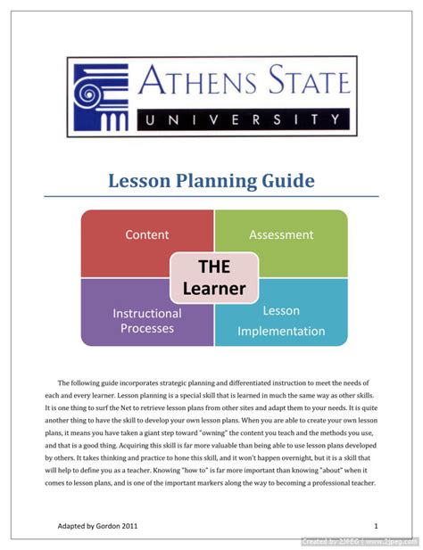 Lesson Plan Guide 的图像结果