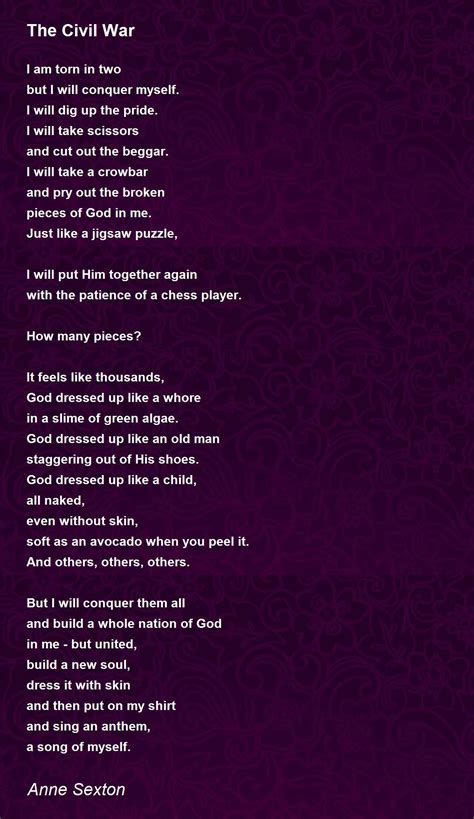 Civil War Diamante Poem