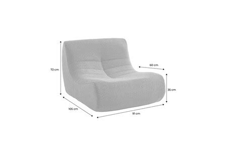 Chauffeuse Sweeek | Lot de 3 fauteuils chauffeuses en bouclette ...