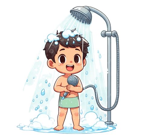 A Cute Little Boy Taking Shower, Kids Bath, Cute Girl Bathing, Take A ...