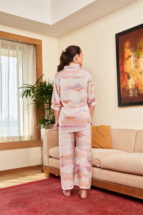 Buy Tye & Dye Co-ord Set With Bustier Online By Private Lives