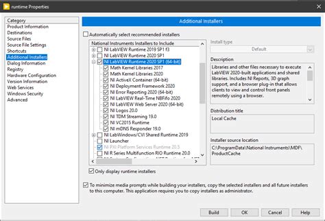 LabVIEW Application Builder 的图像结果