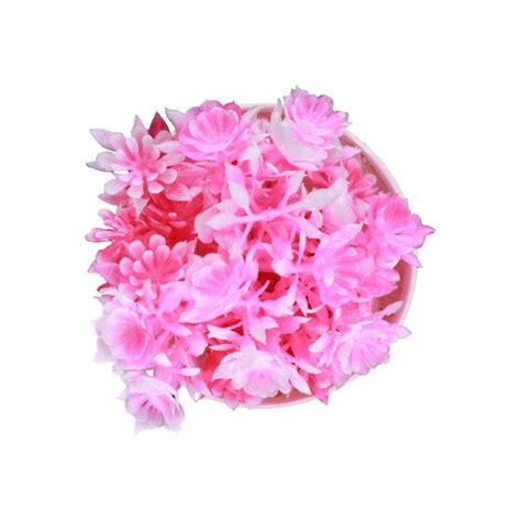 Artificial Potted Pink Shrub – TrustBasket