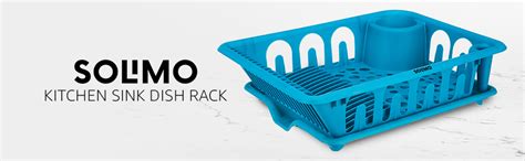 Buy Amazon Brand - Solimo Large Plastic Kitchen Sink Rack with Drainage ...