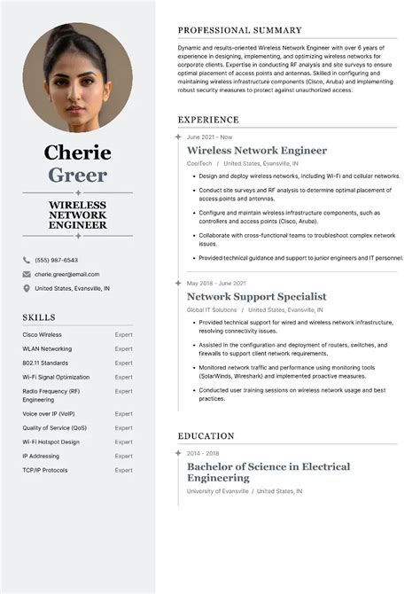 Image result for Networking Resume Examples