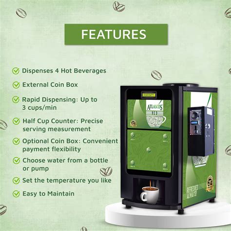 Atlantis Neo Coin 4-Lane Coffee Machine – Dedicated Hot Water