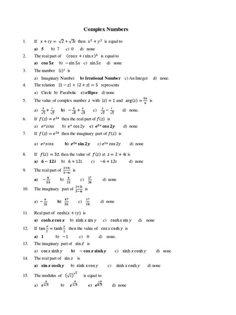 Complex Numbers Paper 的图像结果