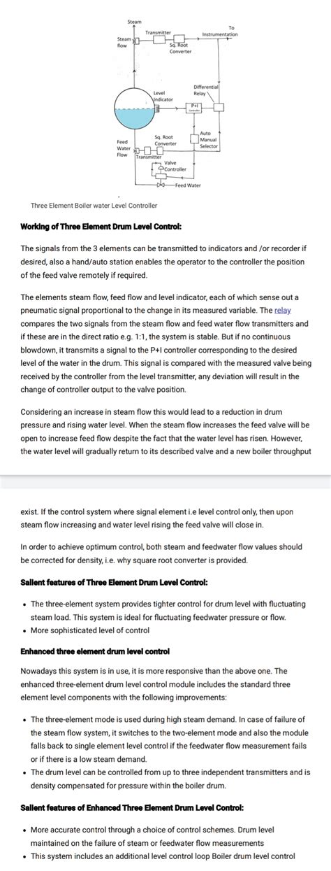 Boiler water level controller : Components and Working