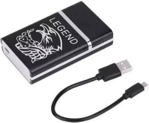 Triangle Ant RECHARGABLE LEGEND CASE WITH ELECTRIC LIGHTER ELBL_0001 ...