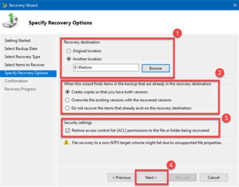 Image result for Windows Server Backup Recovery