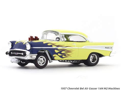 1957 Chevrolet Bel Air Gasser 1:64 M2 Machines licensed diecast scale ...