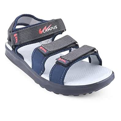 Campus Men's CAMP MAX D.GRY/BLU Sports Sandals - 6UK/India GC-22934 ...