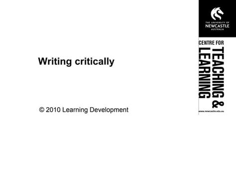 Image result for How to Write Critically Examples