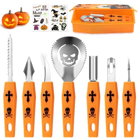 Amazon.com: HuaQi Pumpkin Carving Kit Pumpkin Carving Tools Pumpkin ...