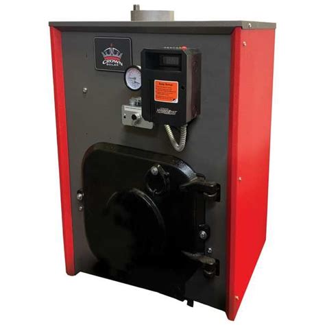 CROWN BOILER CO. Hot Water Boiler,Oil,31-5/8" H,22-3/8" W ...