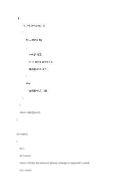 Making Change Using Dynamic Programming 的图像结果