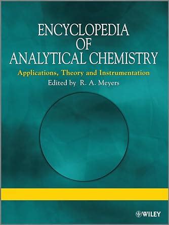 Buy Encyclopedia of Analytical Chemistry, Supplementary VS1-S3 ...