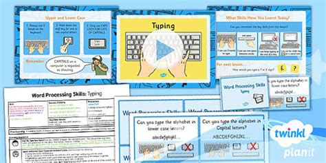 Touch Typing for Children: Lesson Plan 1