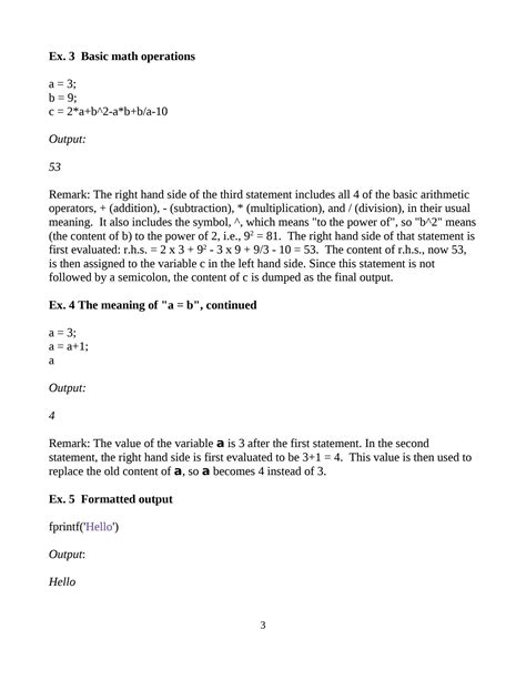 Image result for MATLAB Basic Code Examples
