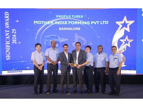 'Komatsu India' Recognizes 'Mother India Forming' for Excellence in ...