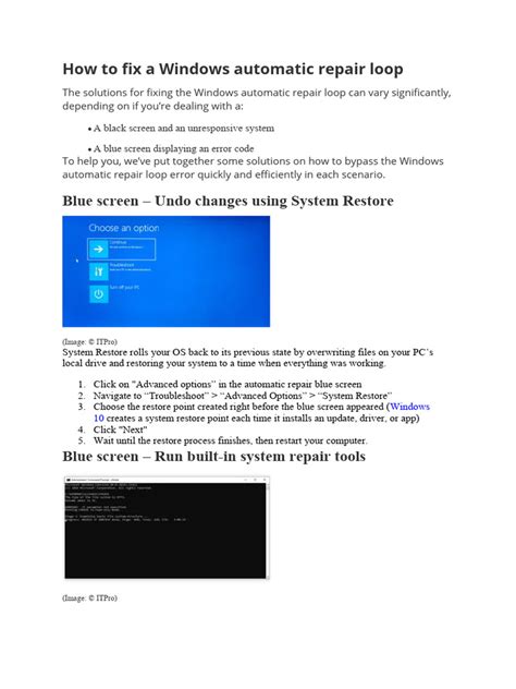 Image result for Preparing Automatic Repair Loop Fix