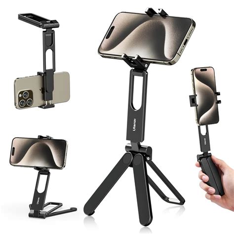 ULANZI MA26 Foldable Phone Tripod - Pocket Cell Phone Vlog Video Tripod ...
