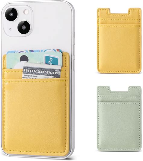 Amazon.com: Card Holder for Phone Case, Phone Card Holder Leather, Dual ...