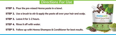Buy Mamaearth Natural Henna Paste, Ready To Apply, With Henna & Dark ...