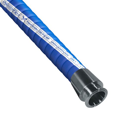 Continental ContiTech 1" ExtremeFlex Food Grade Hose, 3A Tri-Clamp Ends