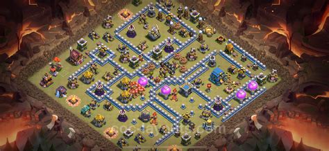 Best Anti 3 Stars War Base TH12 with Link - Town Hall Level 12 CWL Base ...
