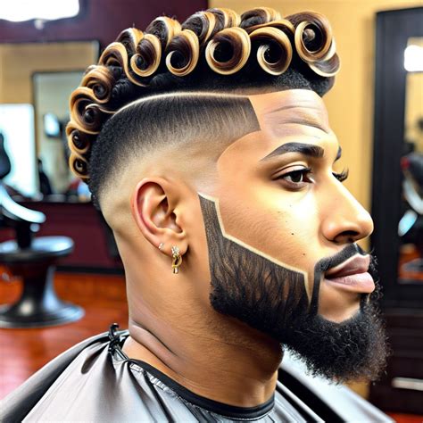 15 High Taper Fade Curly Hair Styles to Inspire Your Next Look - Burst ...