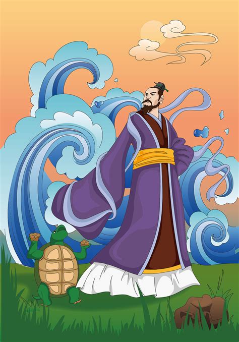 中国古代神话故事商业矢量插画|插画|商业插画|miersha - 原创作品 - 站酷 (ZCOOL)