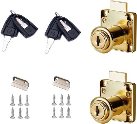 Cabinet Drawer Locks with Keys- XIEHE 138 Zinc Alloy Replacement Door ...