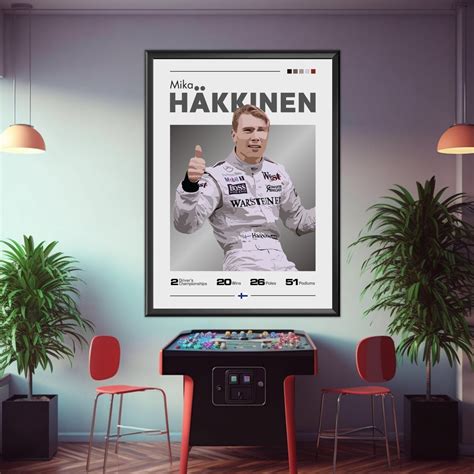 Mika Hakkinen Poster, F1 - Brighton Posters