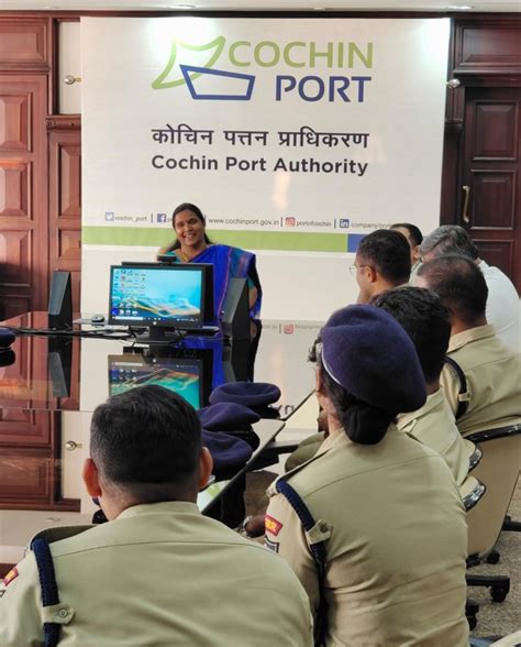 IPS officer trainees from @svpnpahyd visited Cochin Port | Cochin Port ...