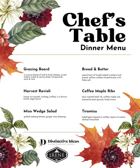 Chef’s Table at J.Rene Coffee Roasters | Inspiration | Distinctive ...