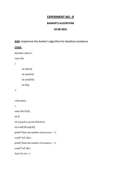 Image result for Bankers Algorithm Probelm