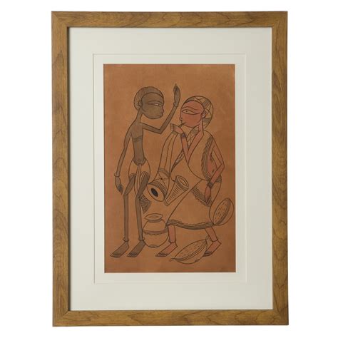 Santhal Art: Village Life 16 – Aravali Handicrafts