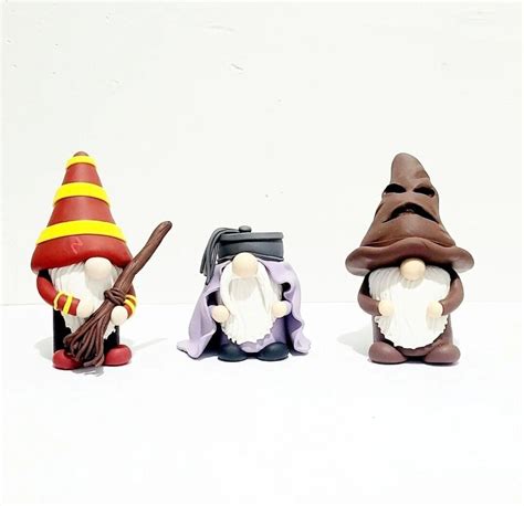 Gnome/ Miniature Gnome/ Garden Gnome/ Harry Potter Inspired Gnome Set ...