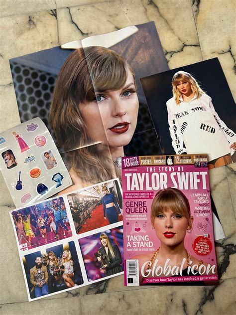 Taylor Swift Annual Magazine & 2024 Calendar & Free Gifts ...