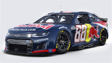 Chevrolet Camaro Nascar Redbull Van Gisbergen 2025 - 3D Model by DSGStudio