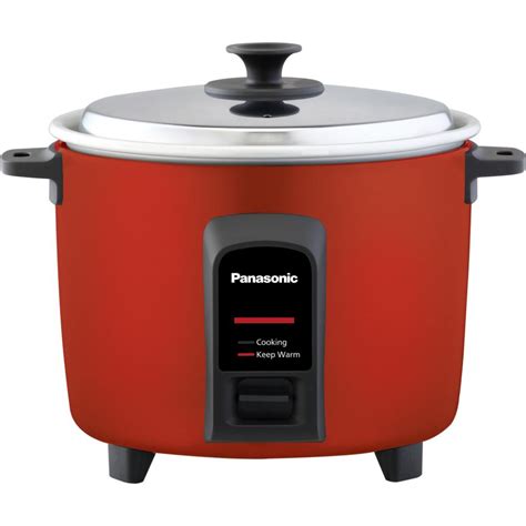 Panasonic SR-WA18H(BBW)PMB Electric Rice Cooker – 1.8L, Red – Mazo Hub